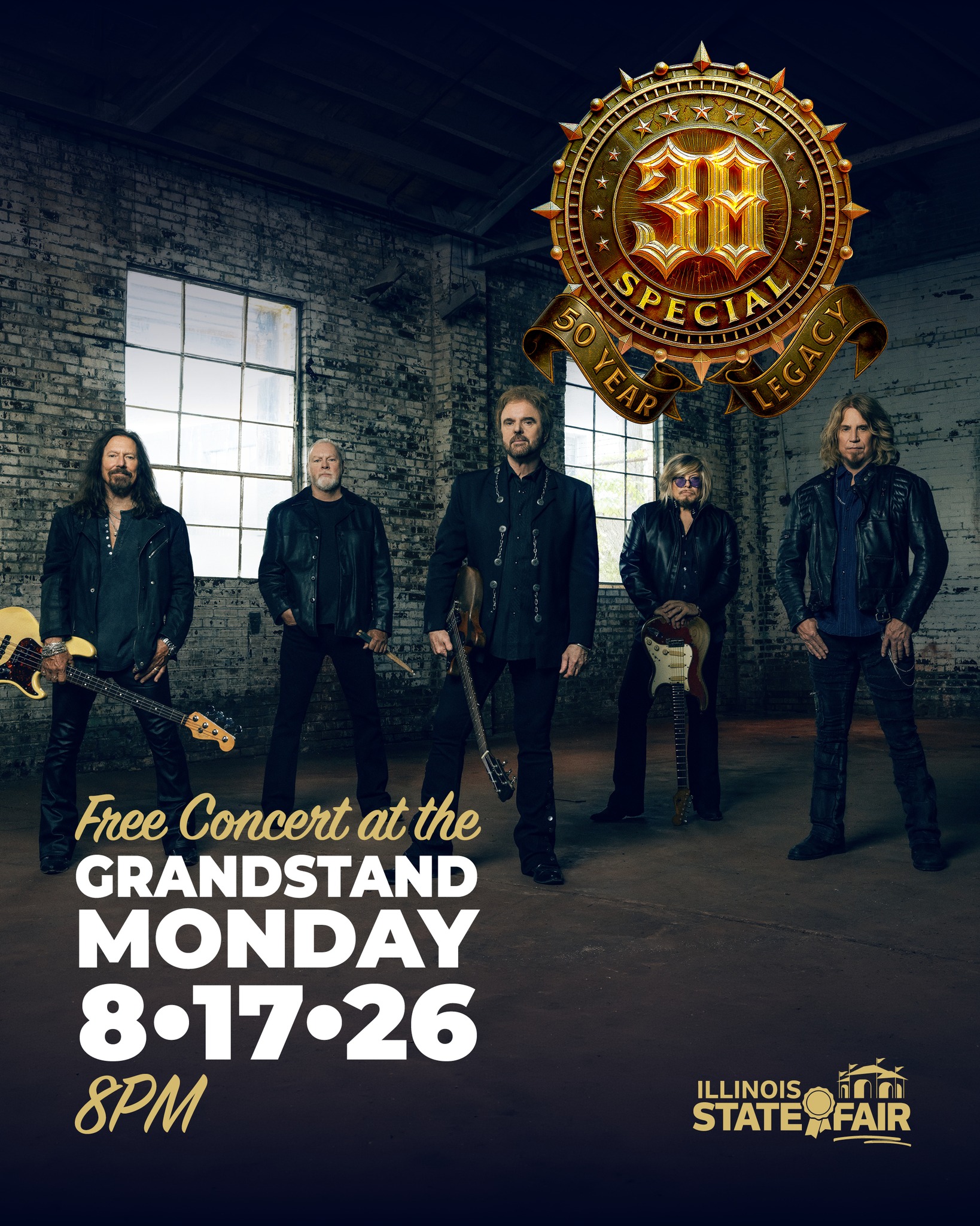 38 Special live tour poster 2026